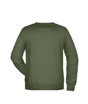 Herren Sweatshirt aus Bio-Baumwolle ~ olive S
