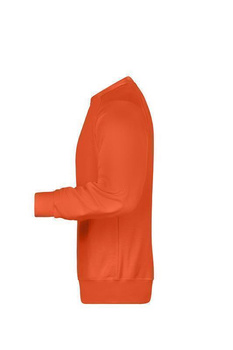 Herren Sweatshirt aus Bio-Baumwolle ~ orange S