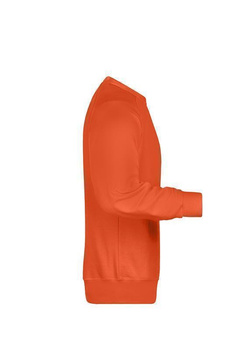 Herren Sweatshirt aus Bio-Baumwolle ~ orange S