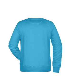 Herren Sweatshirt aus Bio-Baumwolle ~ trkis S