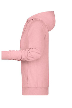 Damen Kapuzensweat aus Bio Baumwolle ~ rose-melange XS