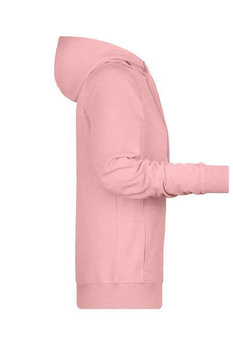 Damen Kapuzensweat aus Bio Baumwolle ~ rose-melange XS
