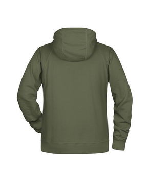 Herren Kapuzensweater aus Bio Baumwolle ~ olive XXL