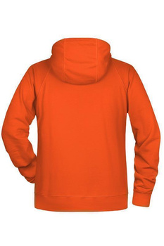 Herren Kapuzensweater aus Bio Baumwolle ~ orange M
