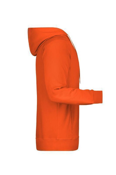 Herren Kapuzensweater aus Bio Baumwolle ~ orange XL