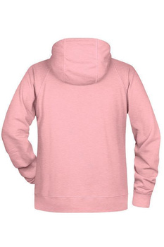 Herren Kapuzensweater aus Bio Baumwolle ~ rose-melange XL
