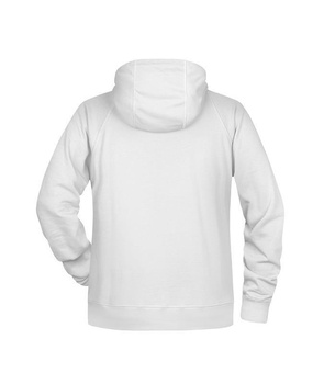 Herren Kapuzensweater aus Bio Baumwolle ~ wei S