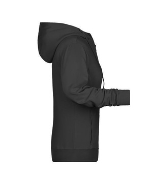 Damen Sweat-Jacke 8025 ~ schwarz XL
