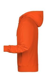 Herren Sweat-Jacke 8025 ~ orange M
