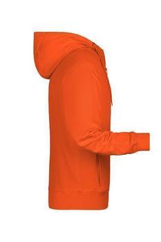 Herren Sweat-Jacke 8025 ~ orange 4XL