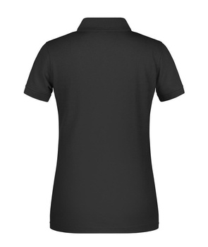 Damen BIO Arbeits Poloshirt ~ schwarz XL