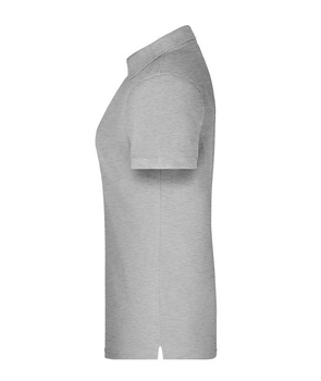 Damen BIO Arbeits Poloshirt ~ grau-heather XL