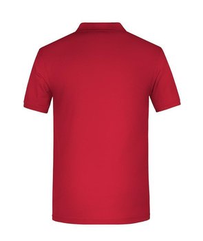 Herren BIO Arbeits Poloshirt ~ rot 4XL