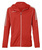 Masita Trainingsjacke mit Kapuze rot/weiß S