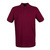 Herren Microfine-Piqué Polo Shirt~ burgund 3XL