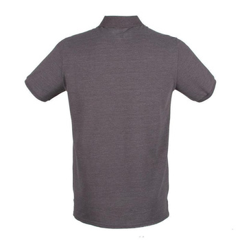 Herren Microfine-Piqu Polo Shirt~ Charcoal 3XL