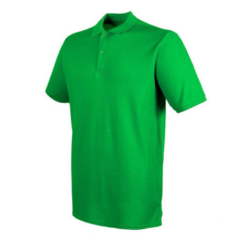 Herren Microfine-Piqué Polo Shirt~ kellygrün 3XL
