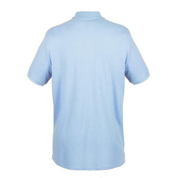 Herren Microfine-Piqu Polo Shirt~ Light blau 3XL