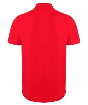 Herren Microfine-Piqu Polo Shirt~ rot 3XL