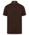 Herren Microfine-Piqué Polo Shirt~ Chocolate 3XL
