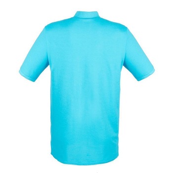 Herren Microfine-Piqu Polo Shirt~ trkis L