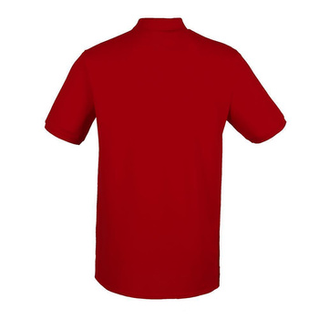 Herren Microfine-Piqu Polo Shirt~ Vintage rot L