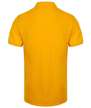 Herren Microfine-Piqu Polo Shirt~ Gold L