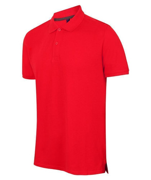 Herren Microfine-Piqu Polo Shirt~ rot L