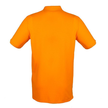 Herren Microfine-Piqu Polo Shirt~ Bright orange M