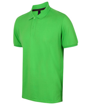 Herren Microfine-Piqu Polo Shirt~ Lime grn M