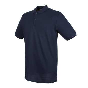Herren Microfine-Piqu Polo Shirt~ Oxford navy M