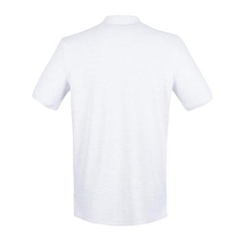 Herren Microfine-Piqu Polo Shirt~ Ash (Heather) S