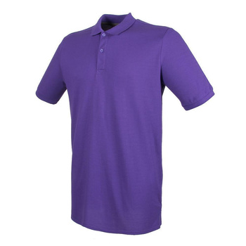 Herren Microfine-Piqu Polo Shirt~ Purple XL