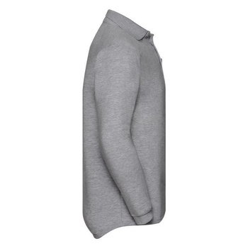 Arbeits- Sweatshirt mit Kragen ~ light oxford (heather) XL