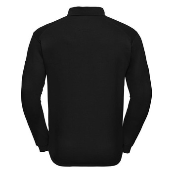 Arbeits- Sweatshirt mit Kragen ~ schwarz 3XL