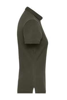 Damen BIO Stretch Poloshirt ~ olive 3XL
