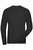 Herren BIO Stretch Langarm T-Shirt - JN1804 SOLID - ~ schwarz 3XL